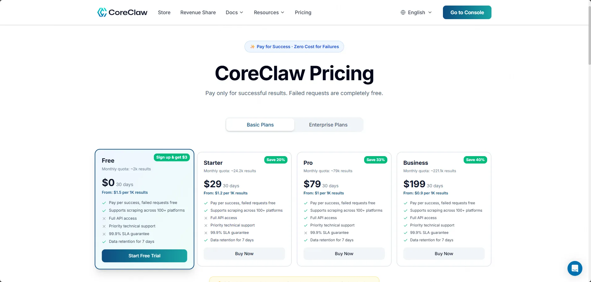 Subscription plan
